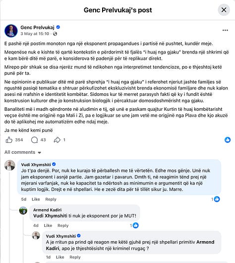 Kori i turmës së Genc Prelvukajt