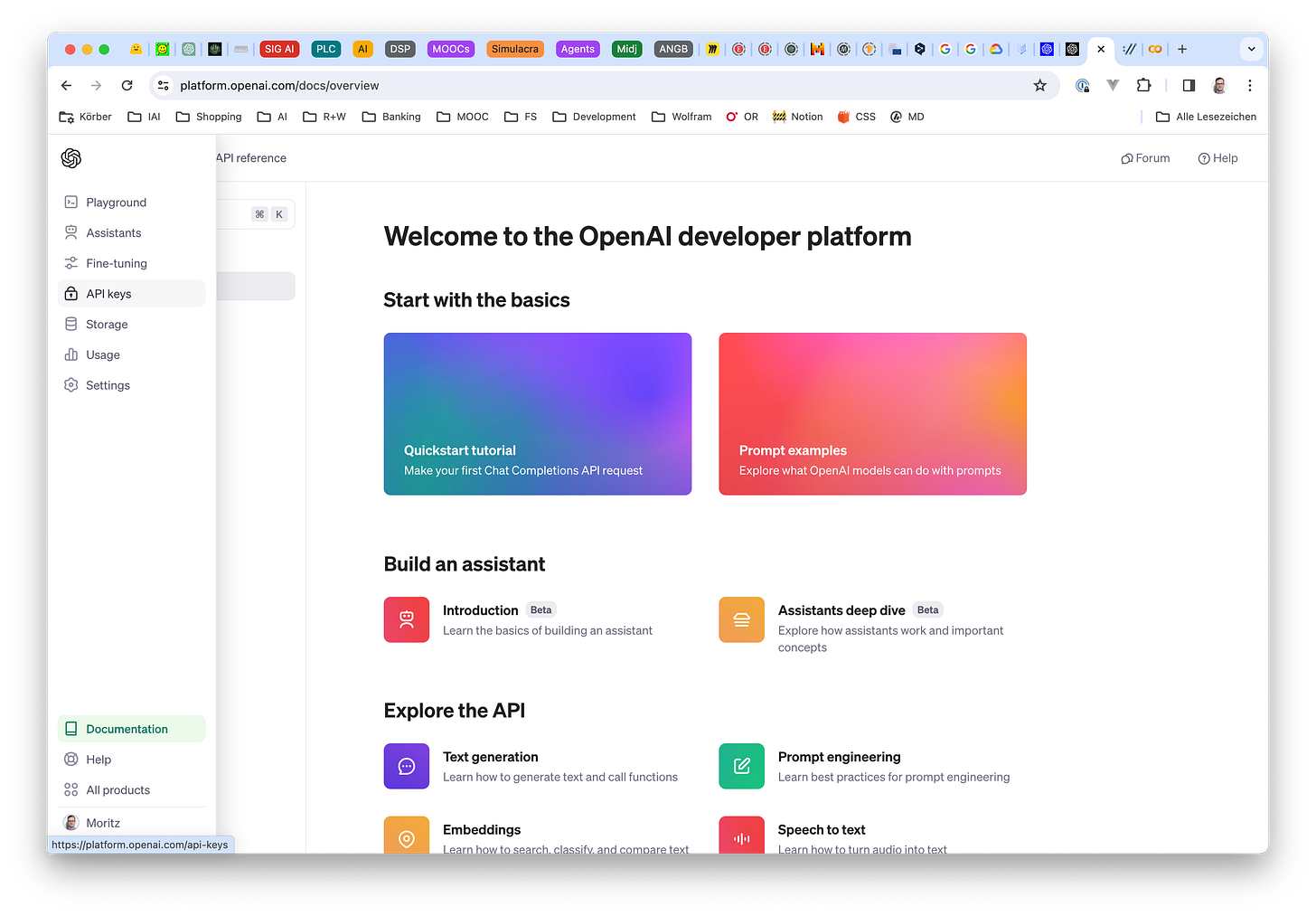 Access the OpenAI API with curl - by Moritz Strube