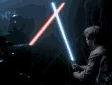Luke Skywalker Fighting Darth Vader ...