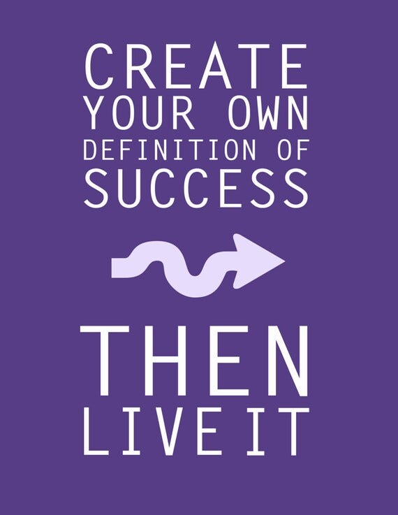 Create Your Own Definition of Success Then Live It | Etsy