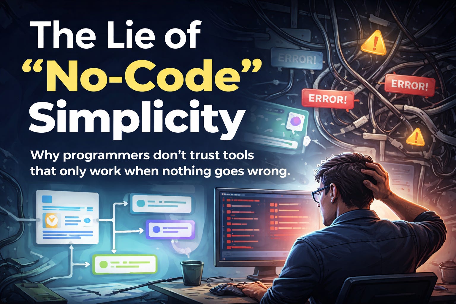 The Lie of “No-Code” Simplicity - by Jason Shultz