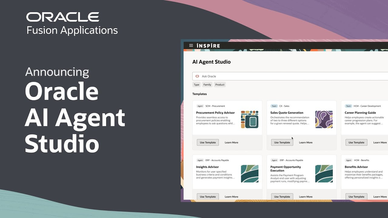 Oracle AI Agent Studio for Fusion Cloud Applications Oracle AI Agent Studio for Fusion Cloud Applications