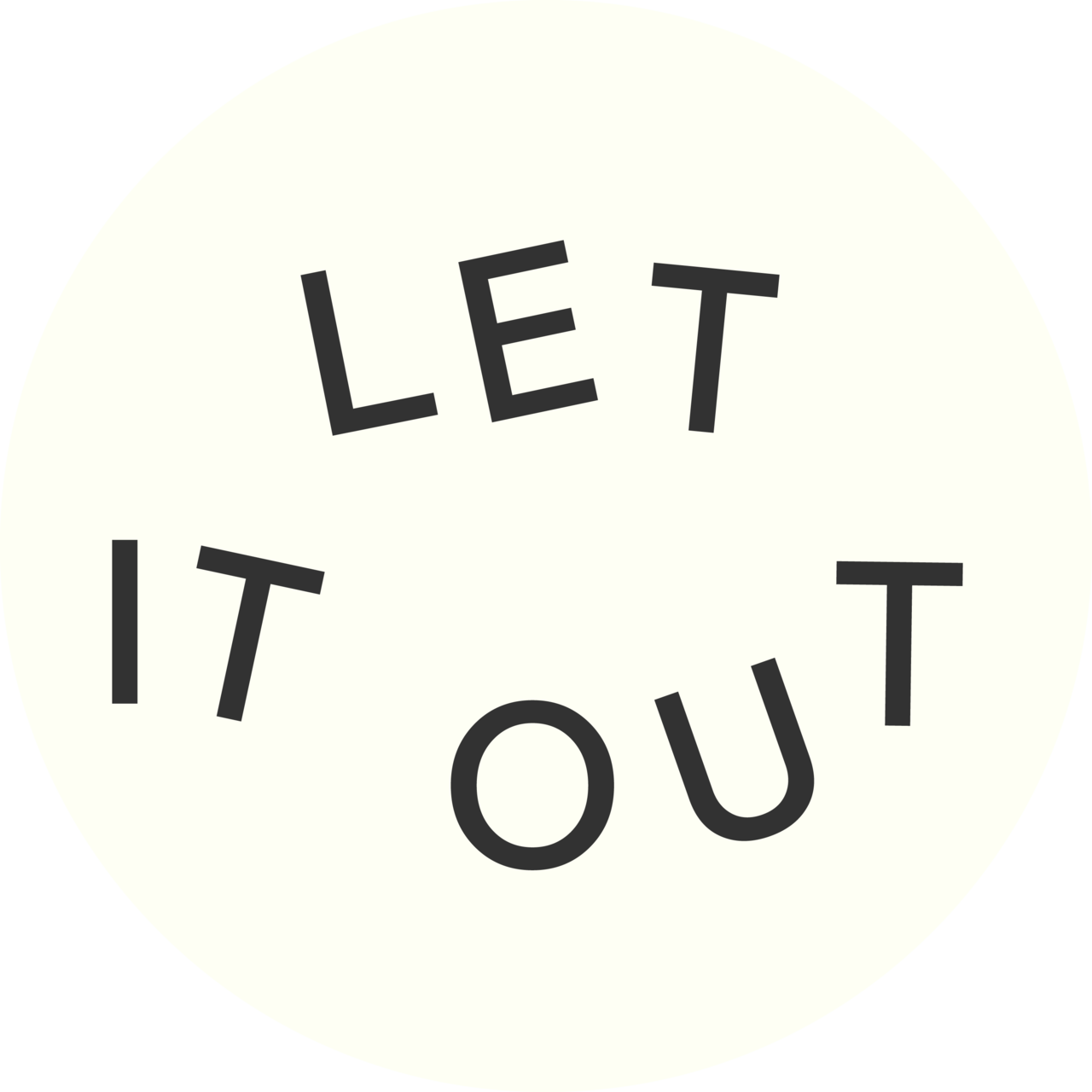 LET IT OUT LISTS logo