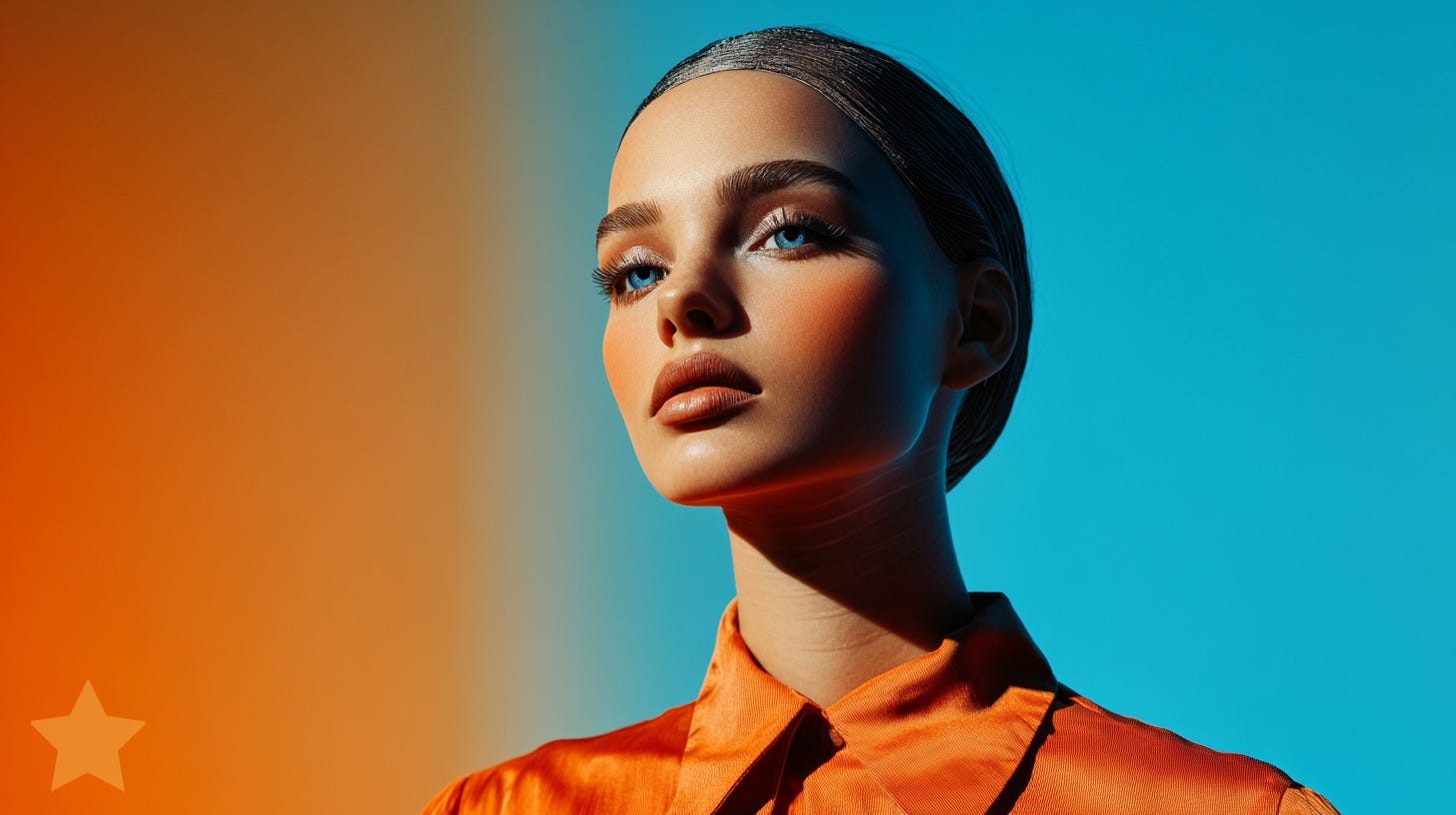 Image of a synthetic supermodel Image of a synthetic supermodel