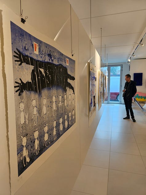 Vernissage Christian Silvain