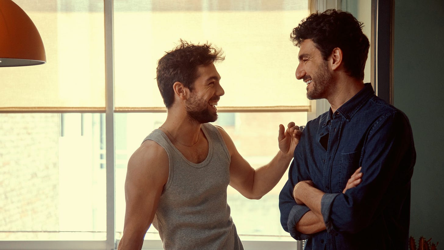 Carlos Cuevas and Miki Esparbé in Smiley for Netflix Carlos Cuevas and Miki Esparbé in Smiley for Netflix