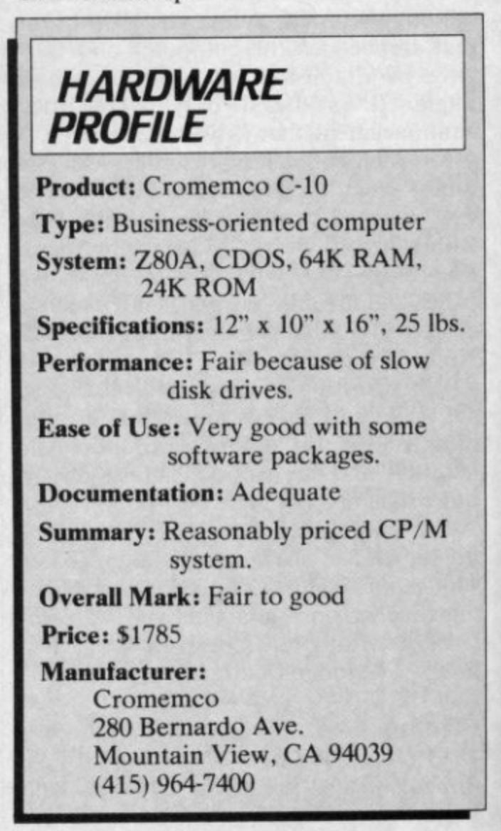From the 1985 Creative Computing Buyers Guide