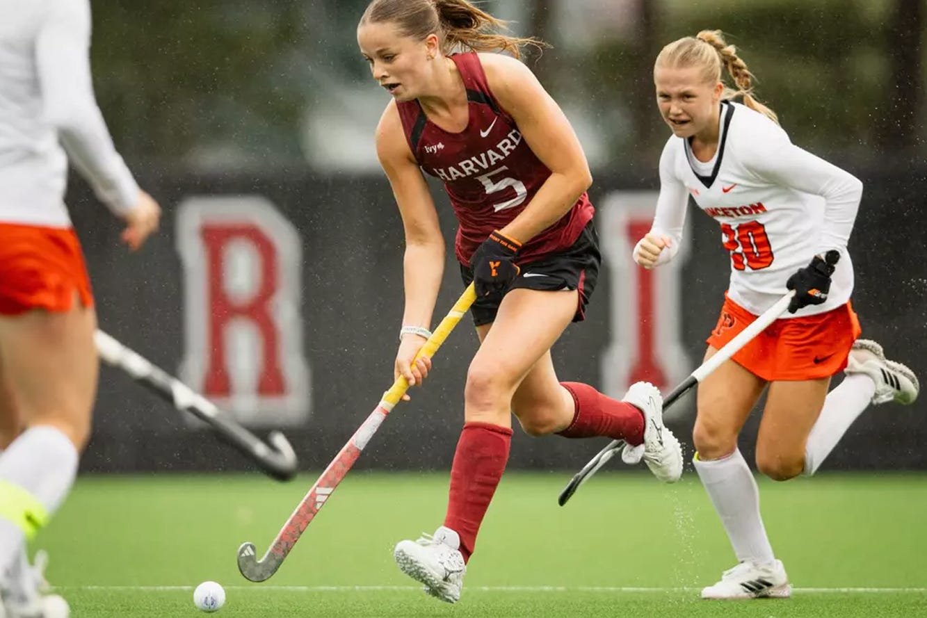 Partido entre Harvard vs. Princeton (2-1).