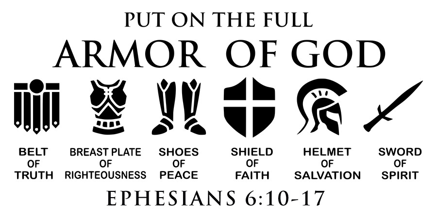 Icons Illustrating the Armor of God