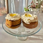 Thyme Olive Oil Mini Cakes with Mascarpone Frosting