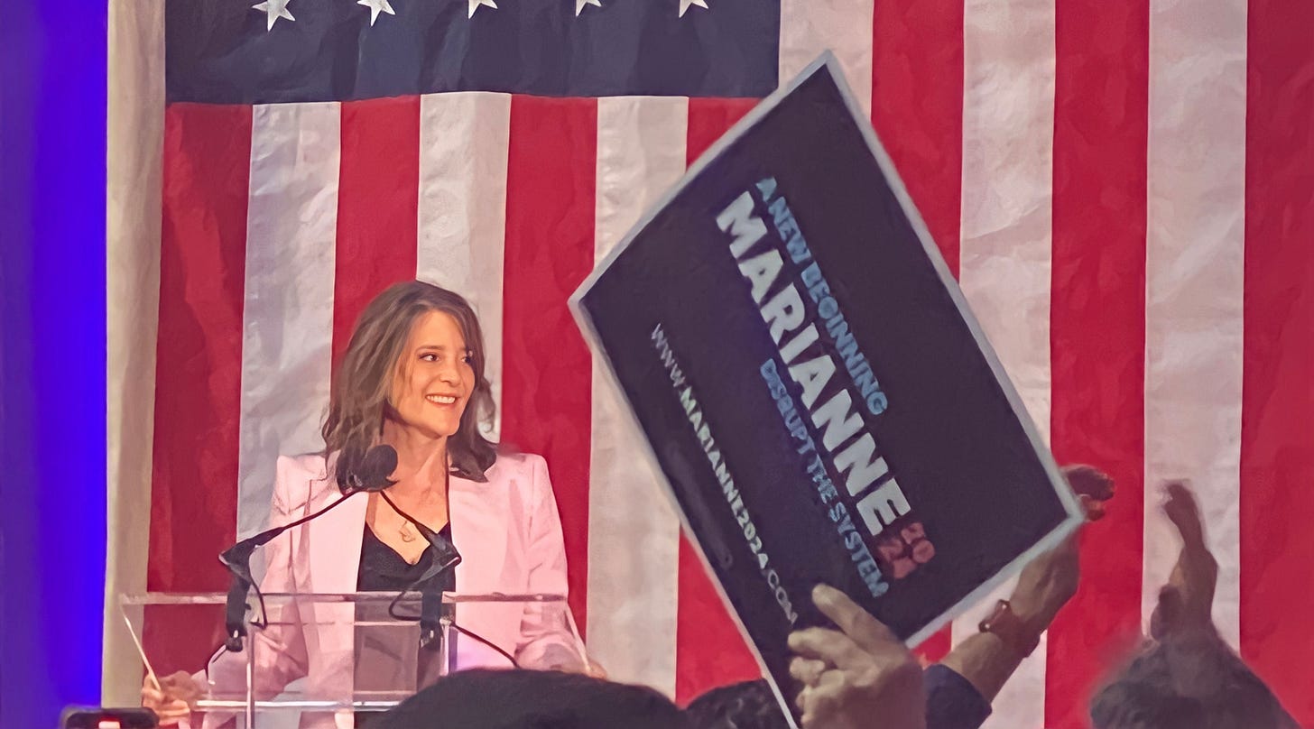 Marianne Williamson Announces 2024 Campaign Challenge to President Joe Biden