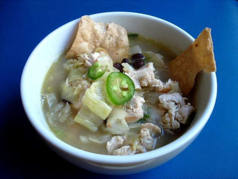 Kenny Shopsin's Chicken Tortilla Avocado Soup (With images) | Avocado soup, Chicken tortilla, Soup