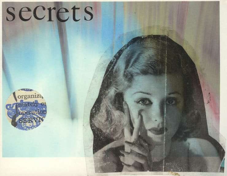 secrets, (mixed media photomontage) New York City, 28 February 2022