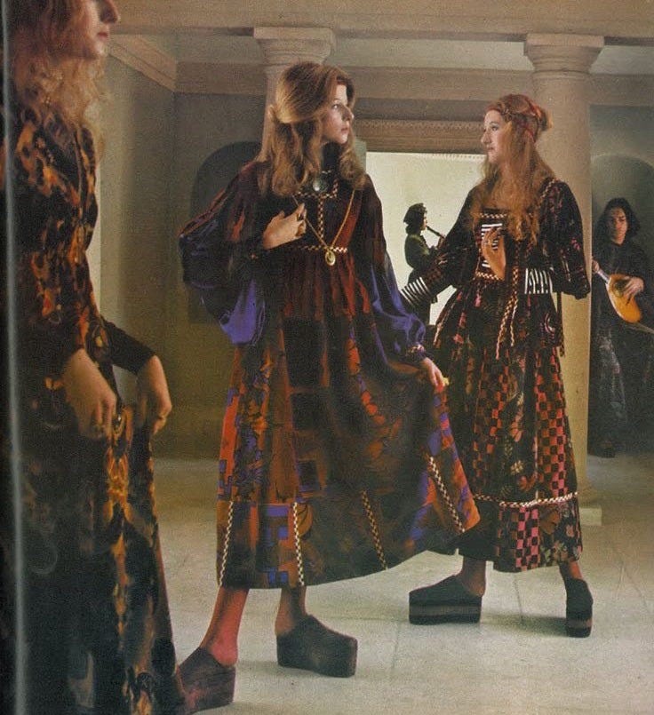 Late 60s Early 70s medieval revival part 1 – @luckywildgirl on Tumblr