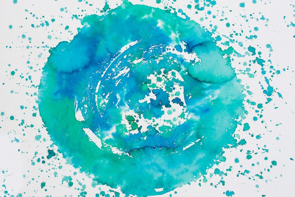Free Watercolor Embroidery illustration and picture
