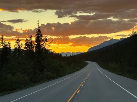 Images of mountain and forest scenes across Canada