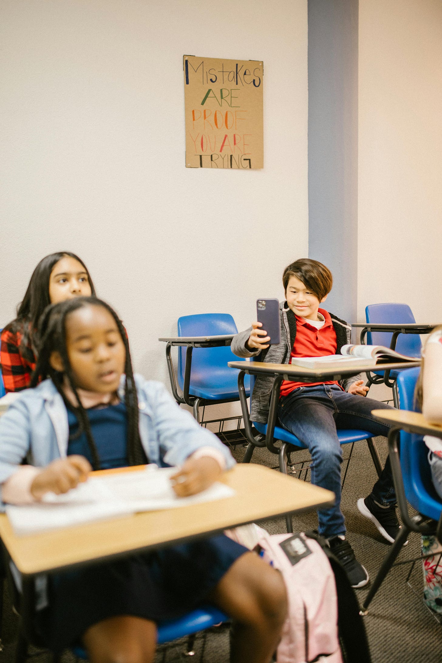 Phones at school: Less learning, more loneliness