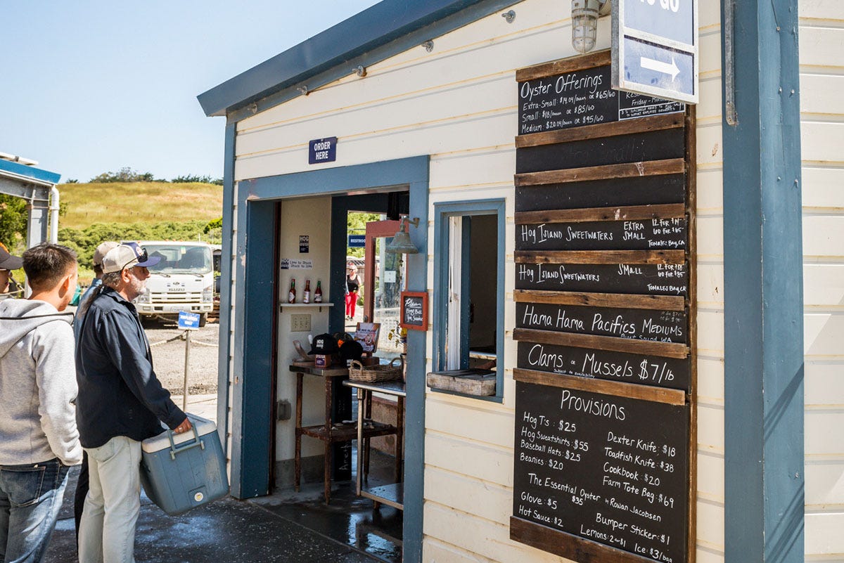 Hog Island - Marshall Restaurants, Oyster Bars and Oyster Farms