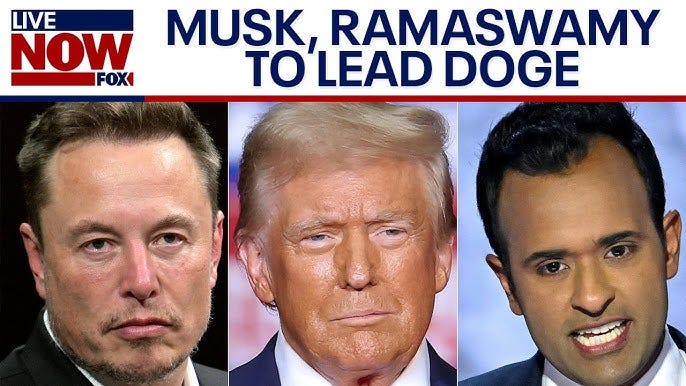 Trump appoints Musk, Ramaswamy to lead Department of Government Efficiency  (DOGE) | LiveNOW from FOX
