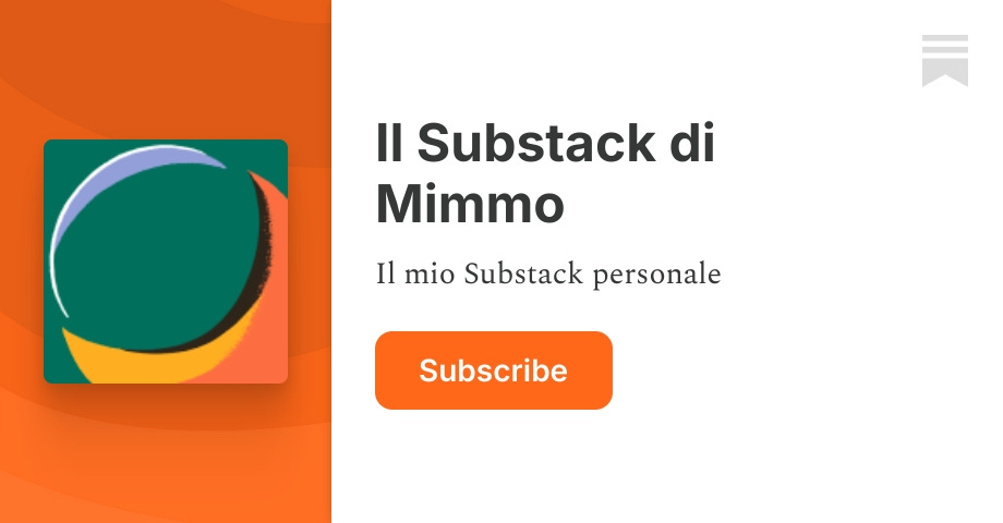 Il Substack di Mimmo | Substack