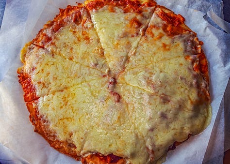 Gluten free cookies, pizza, empanadas