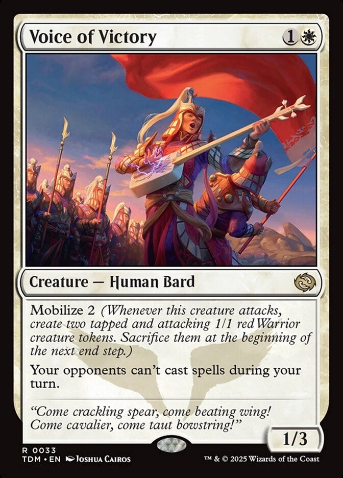 Voice of Victory (Tarkir: Dragonstorm #33)