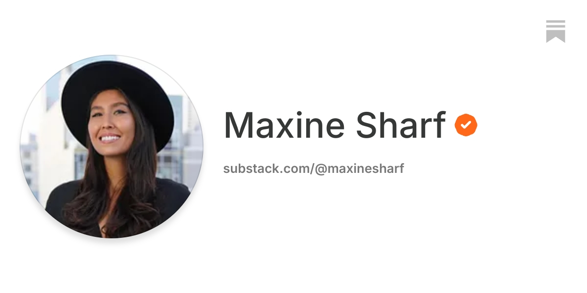 Maxine Sharf | Substack