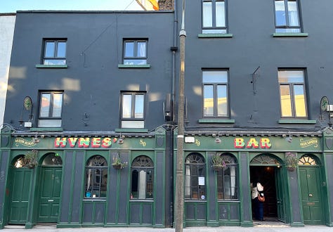 In and out at Hynes' Bar