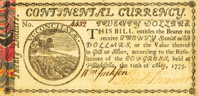Our Guide To The 1776 Continental Dollar | International Precious Metals -  Blog