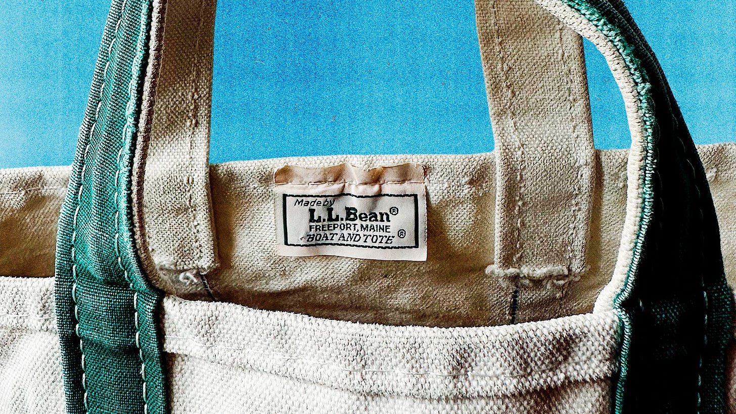 How Trashed L.L.Bean Totes Became the It Bag of the Summer | GQ
