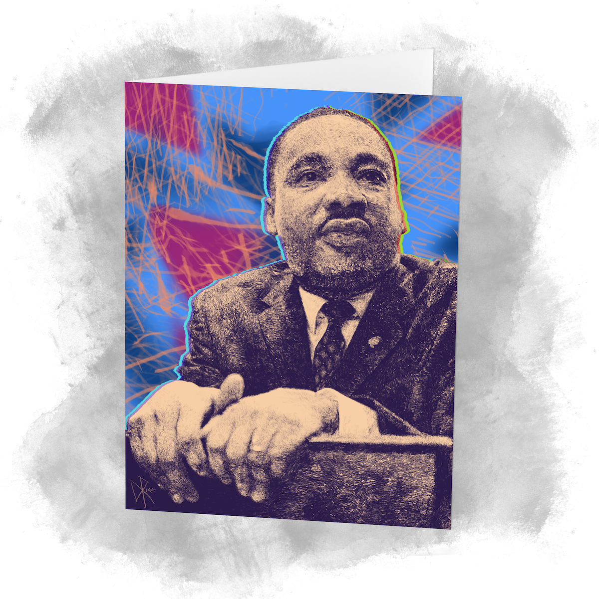 Photo: 1964. -public domain. Sketch art by Don Rice. Martin Luther King Jr. was an American Baptist minister, activist, and political philosopher who was one of the most prominent leaders in the civil rights movement from 1955 until his assassination in 1968. He advanced civil rights for people of colour in the United States through the use of nonviolent resistance and nonviolent civil disobedience against Jim Crow laws and other forms of legalized discrimination.