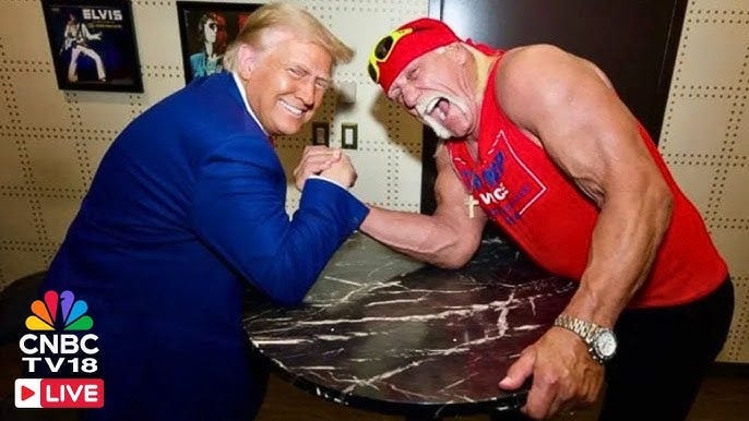 LIVE: President Trump Pays Tribute as 'Great Friend' Hulk Hogan Dies at 71  Praising His Legacy |N18G