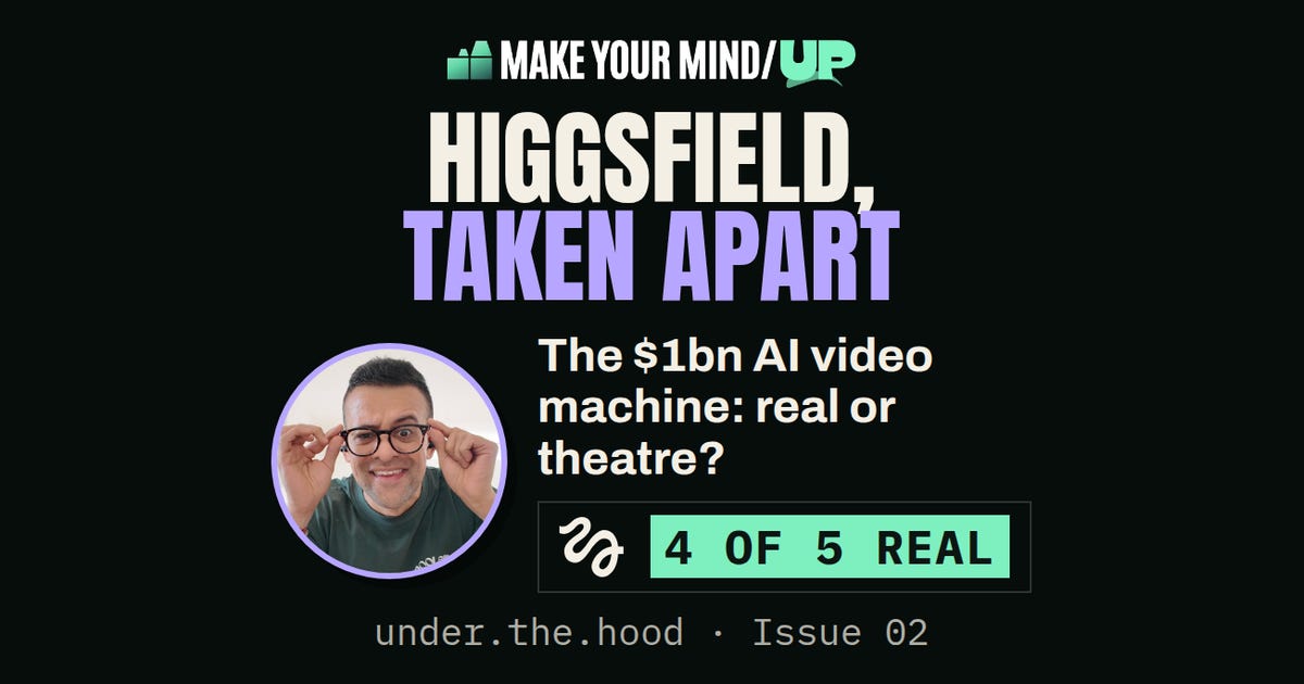 Higgsfield, taken apart: the $1bn AI video machine