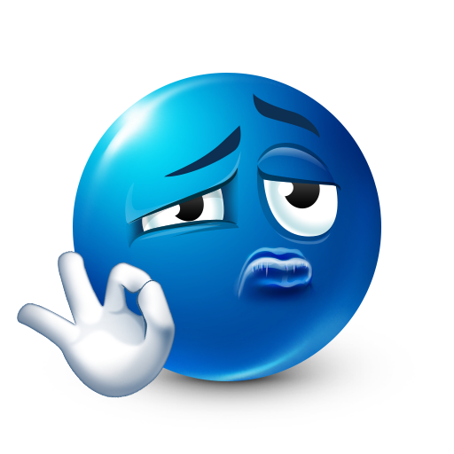 Blue Emoji or Joobi - Free Smiley Download