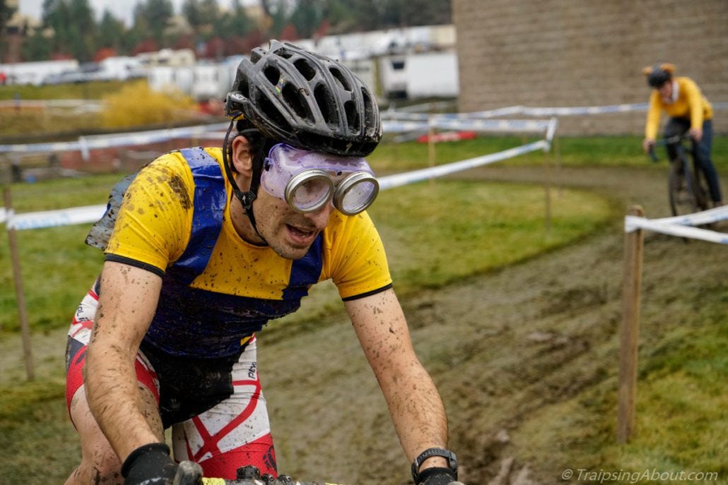 A rider dialed in and focused on the last lap. A rider dialed in and focused on the last lap.