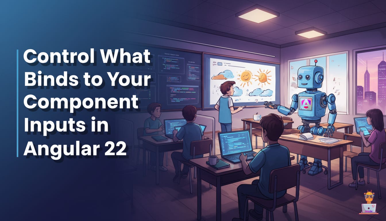 Angular 22: withComponentInputBinding Angular 22: withComponentInputBinding