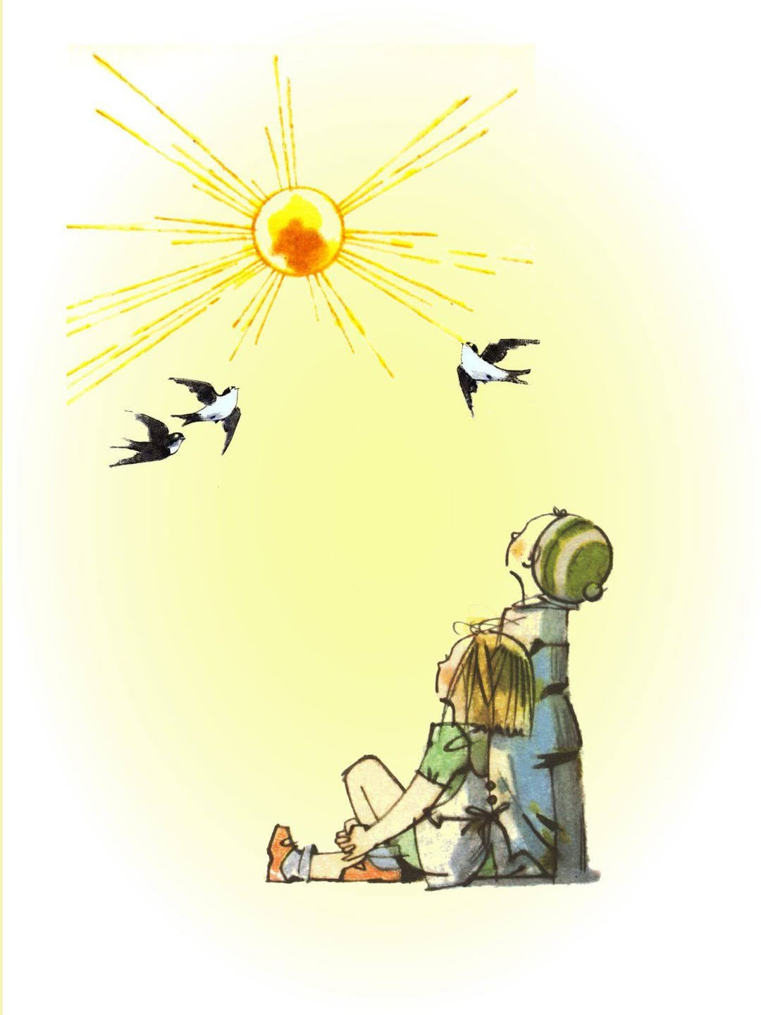 May be pop art of sparrow, scarecrow and text May be pop art of sparrow, scarecrow and text