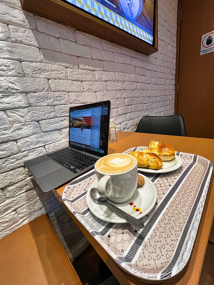 Coffee shop in Sao Paulo, Brazil