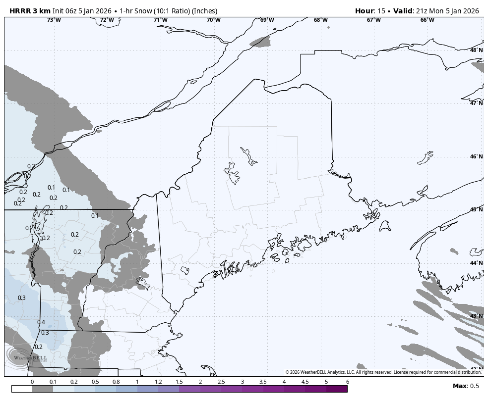 Light snow Monday night kicks off unsettled week