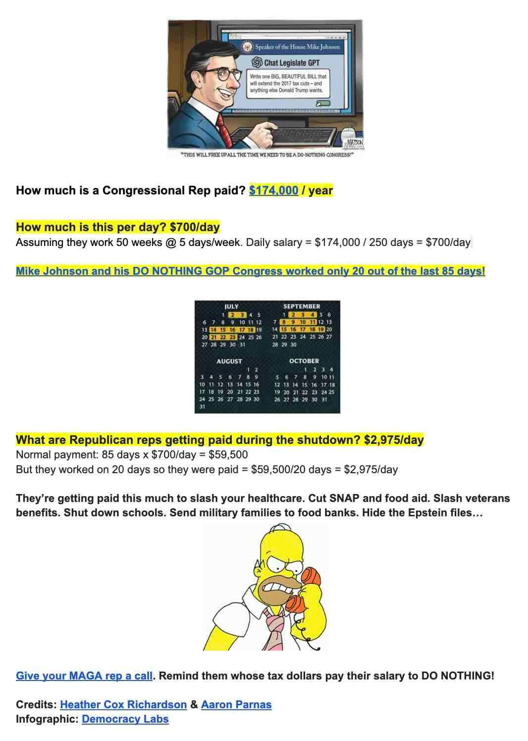 Mike Johnson's DO NOTHING REPUBLICAN Congress