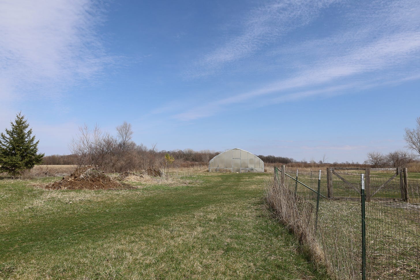 view at the farm at the end of the eclipse