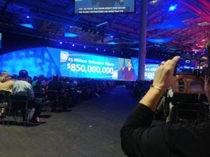 General Secretary John Hewko announces the value of Rotary's volunteer work: $850 million General Secretary John Hewko announces the value of Rotary's volunteer work: $850 million