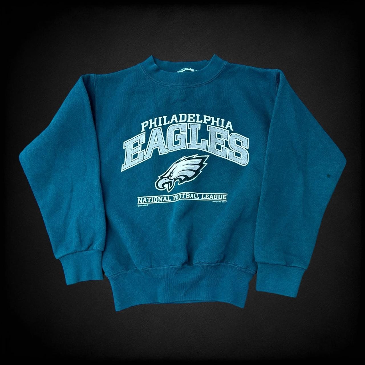 NFL Men's Black and Green Sweatshirt