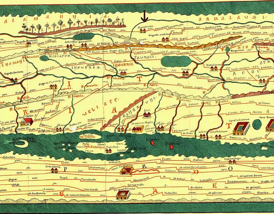Tabula Peutingeriana Tabula Peutingeriana
