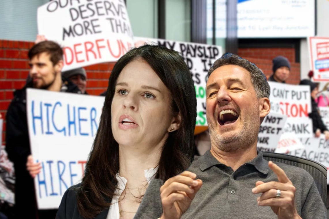 Erica Stanford and Mike Hosking.