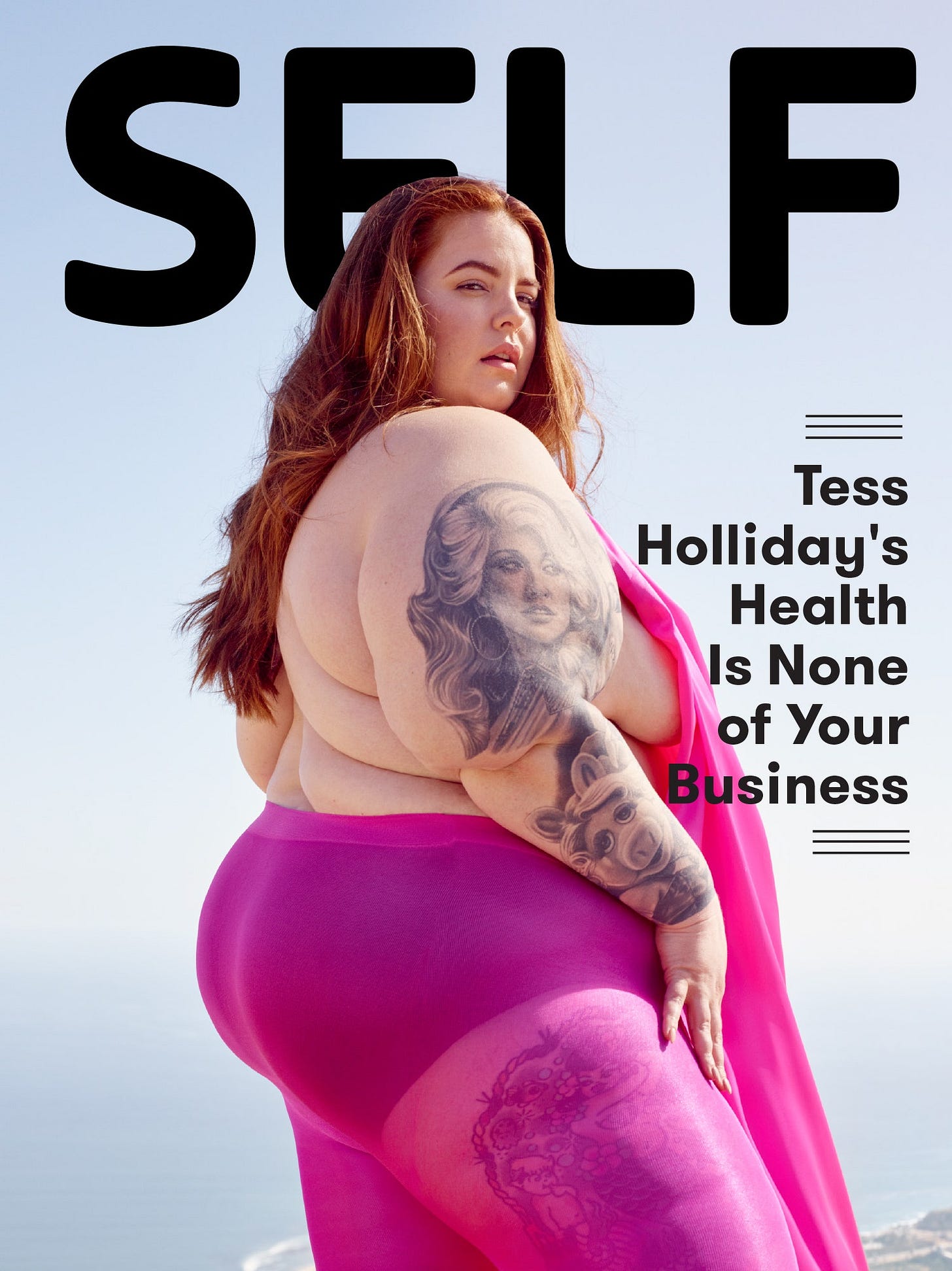 Tess Holliday SELF 2018 cover Tess Holliday SELF 2018 cover