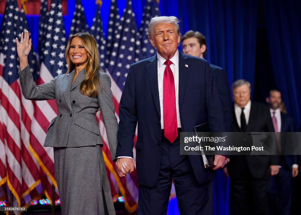 WEST PALM BEACH,FL - NOVEMBER 6: Republican presidential nomine