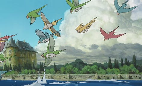 Still from The Boy and the Heron