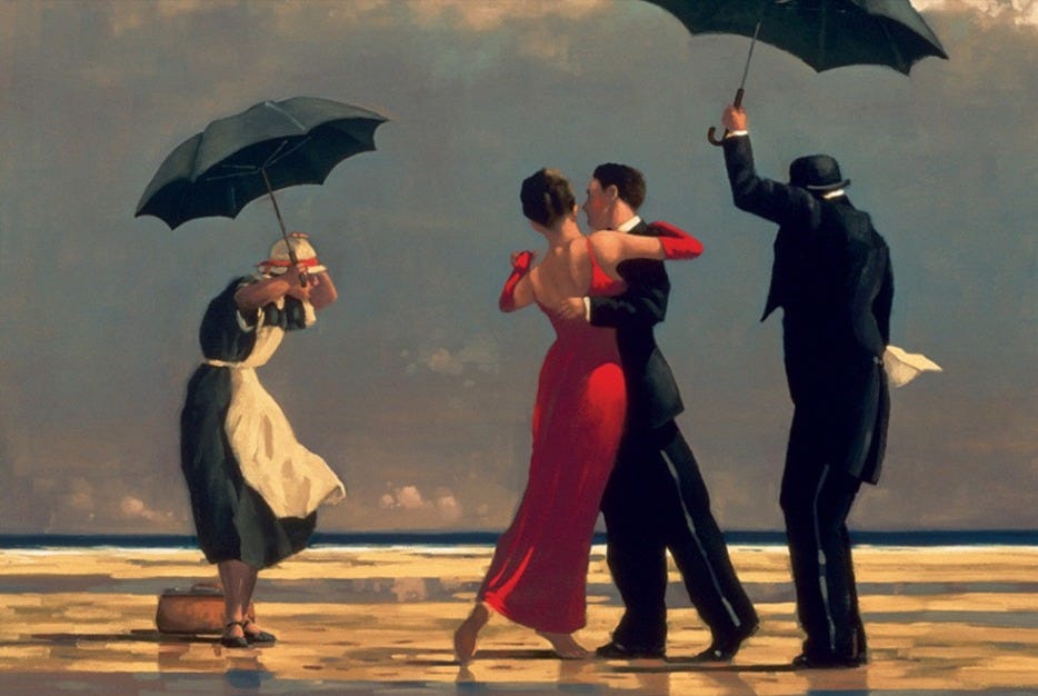 The Singing Butler Art Print by Jack Vettriano | King & McGaw The Singing Butler Art Print by Jack Vettriano | King & McGaw