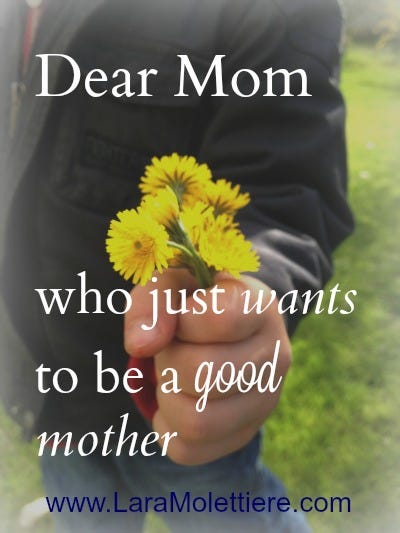 how to be a good mother